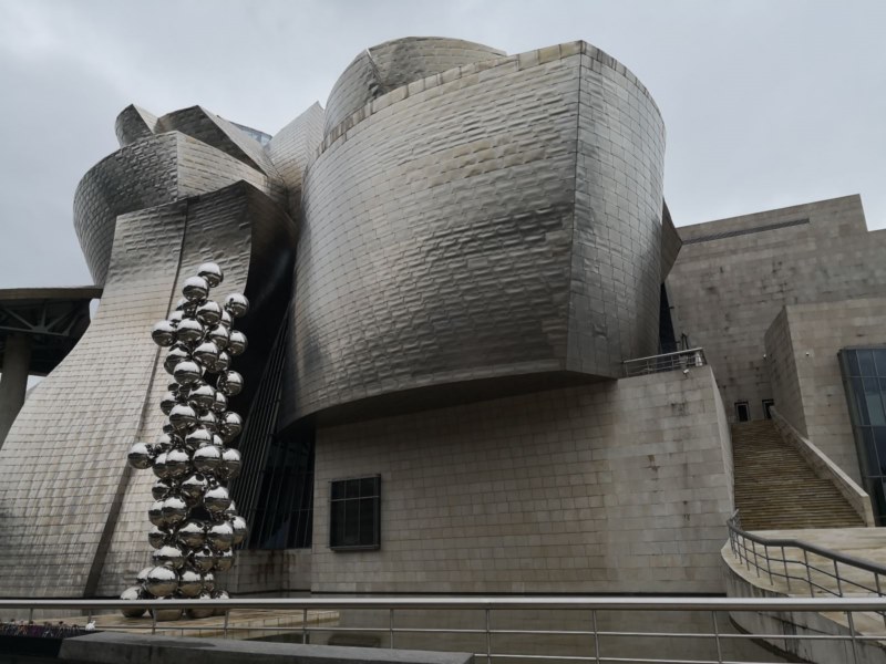 obra en el Guggenheim Bilbao
