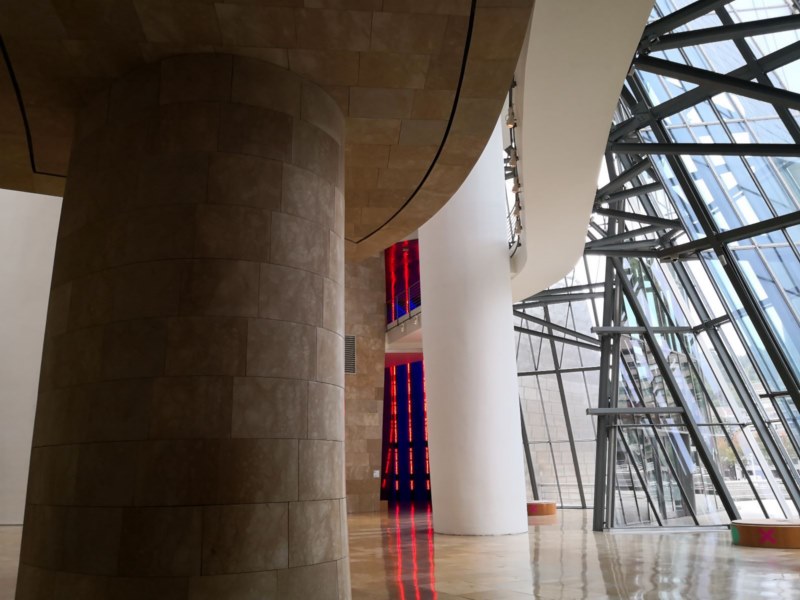 Obras en el Guggenheim Bilbao 