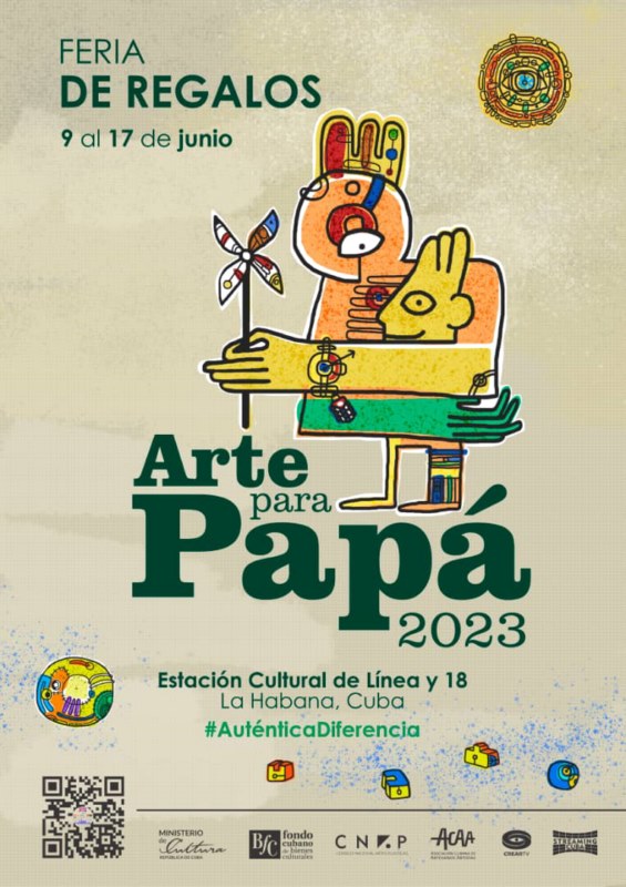 Cartel Arte para papá 2023