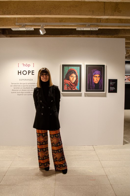 Marisa Flórez en la exposición Women, un siglo de cambio