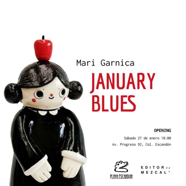 Obra de Mari Garnica en expo “January Blues” 