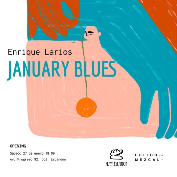 Obra de Enrique Larios en expo “January Blues” 