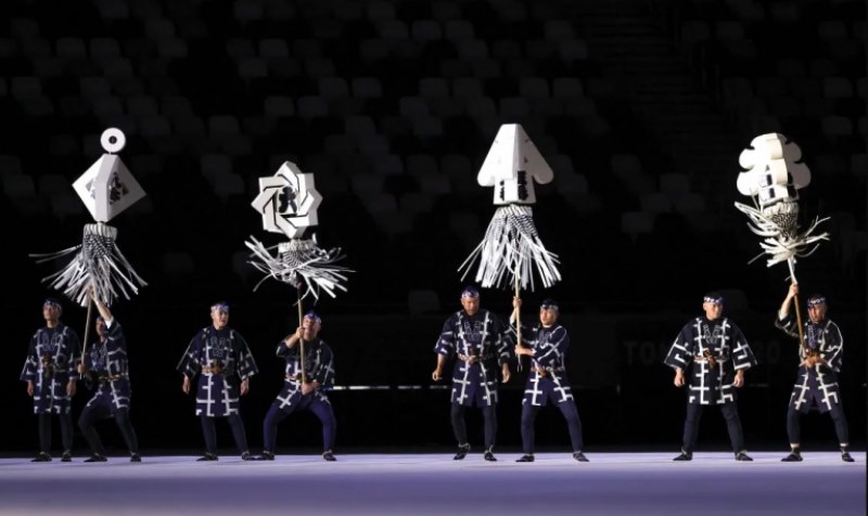 Ceremonia de apertura de los Juegos Olímpicos de Tokio 2020. Foto: Sitio Oficial de los Juegos