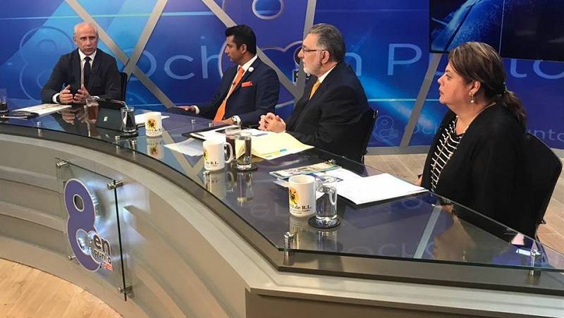 panel en televisión