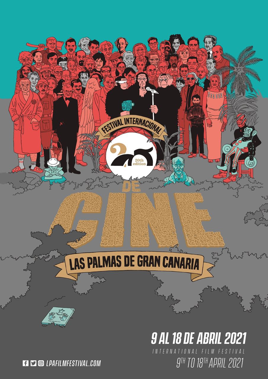 cartel de la vigésima edición del festival de cine de las palmas de gran canaria 