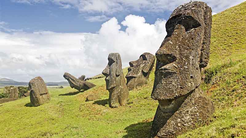 Los Moai, Isla de Pascua