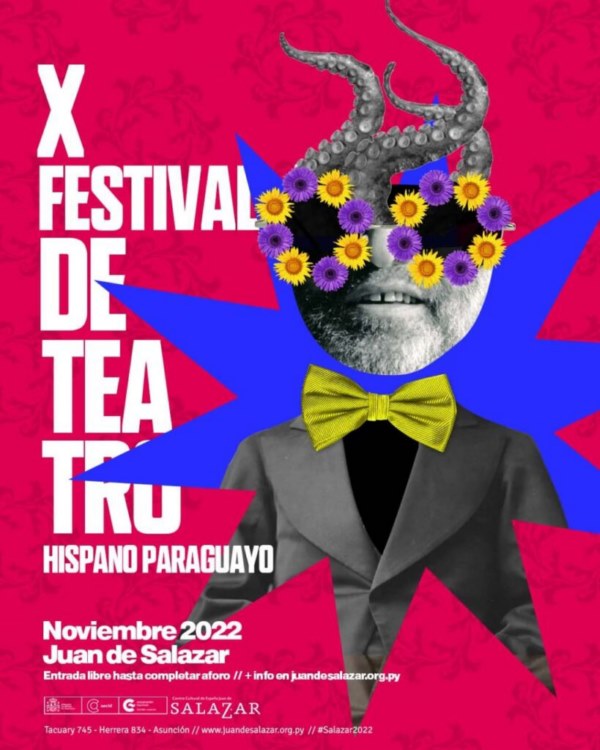cartel del Festival del Teatro Hispano-Paraguayo