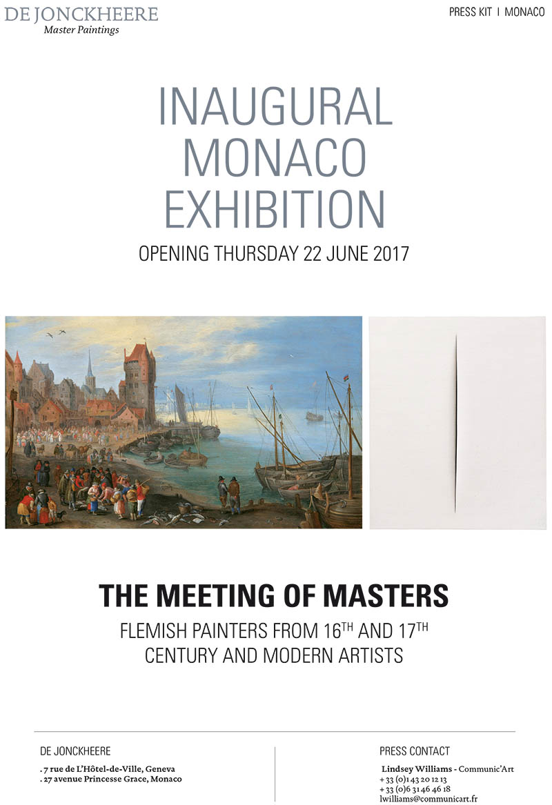 De Jonckheere to inaugurate new Monaco gallery with Modern and Old Masters