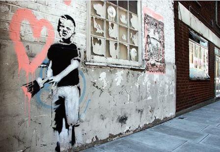 Se lleva a Ámsterdam una importante pieza callejera de Banksy
