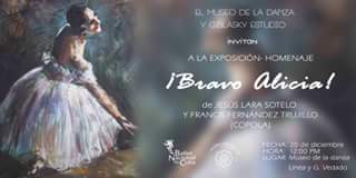 BRAVO ALICIA, exposición en el Museo Nacional de la Danza