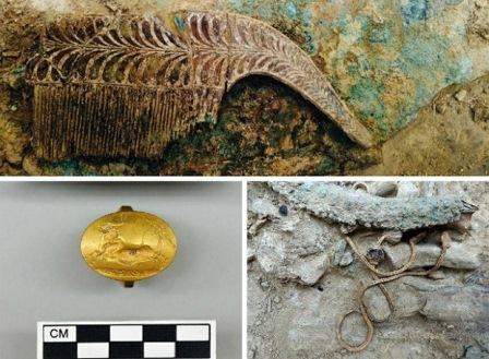 Hallan la tumba de un guerrero de hace 3.500 años llena de tesoros