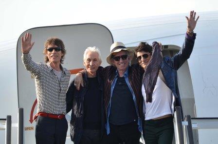 The Rolling Stones ya está en Cuba para concierto gratuito