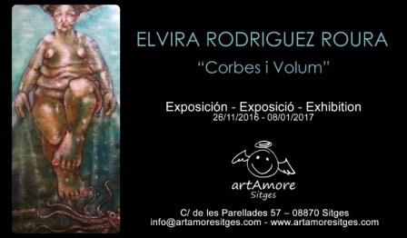 artAmore Sitges, presenta la Exposición: “Corbes i Volum” de Elvira Rodríguez Roura.
