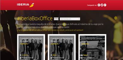 Iberia presenta Iberia Box Office