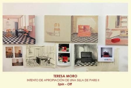 Teresa Moro: Intento de apropiación de una silla de París "Spin – Off"