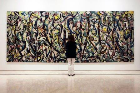 MURAL, BY JACKSON POLLOCK, FOR THE FIRST TIME IN SPAIN 