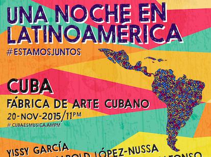 Latin America Night at the Fabrica de Arte Cubano