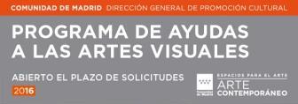 Abierto el plazo de solicitudes para el programa de ayudas de artes visuales de la comunidad de Madrid