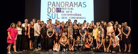 19º Sesc_Videobrasil anuncio de Artistas Premiados durante la ceremonia inaugural