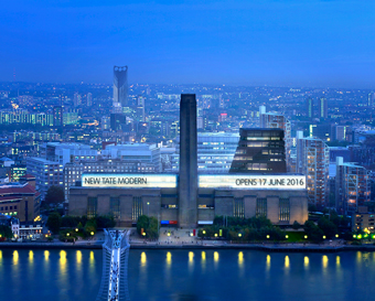 New Tate Modern opens on 17 June 2016