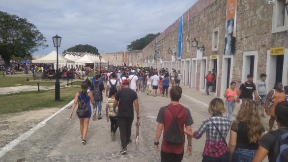 Vista de La Cabaña durante la Feria Internacional del Libro de La Habana 2019