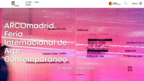Spanish art fairs premiere websites