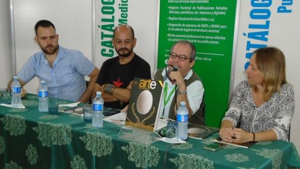 (From right to left) Isel Pérez, Alexis Triana, Álvaro Castillo and Erián Peña