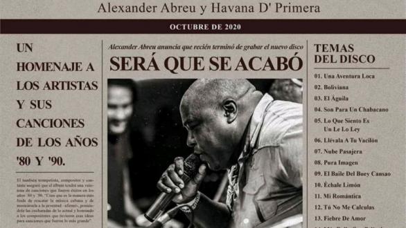 Alexander Abreu y Havana D'Primera. "Será Que Se Acabó"