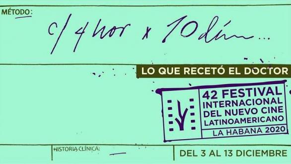 cartel de la 42 edición del Festival Internacional del Nuevo Cine Latinoamericano,