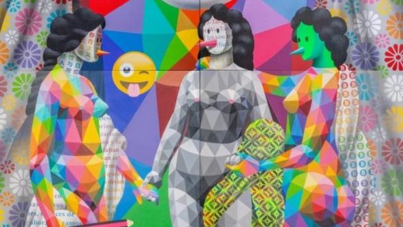 Amazing solo show in Italy by Okuda San Miguel