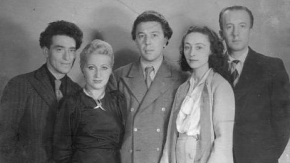Alberto Giacometti, Jacqueline Lamba, André Breton, Nush and Paul Éluard. Photo : Man Ray