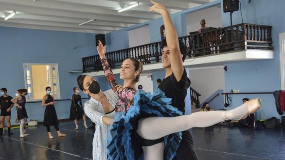 Ensayo del Ballet Nacional de Cuba