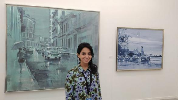 Sandra García Herrera, Collage Habana en Art Madrid 2022