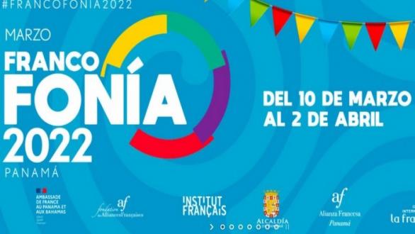 cartel del mes de la francofonía en Panamá