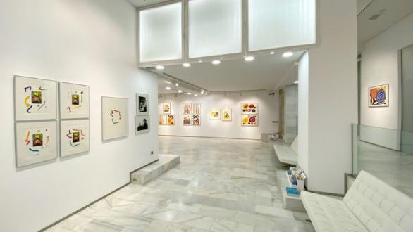 vista de la exposición Calder-Miró bajo la mirada de un fotógrafo español 