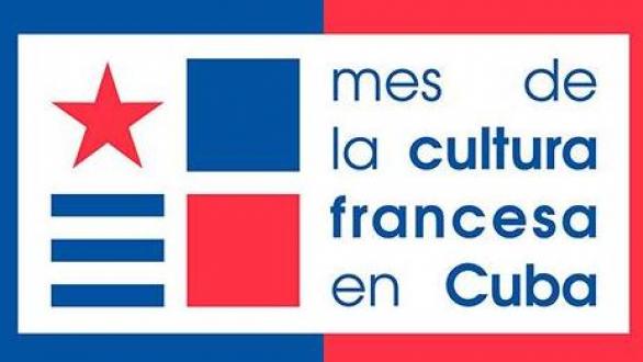 cartel del mes de la cultura francesa en Cuba 