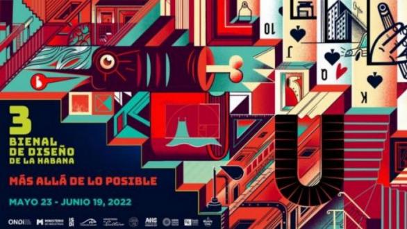 cartel de la Bienal de Diseño de La Habana 2022