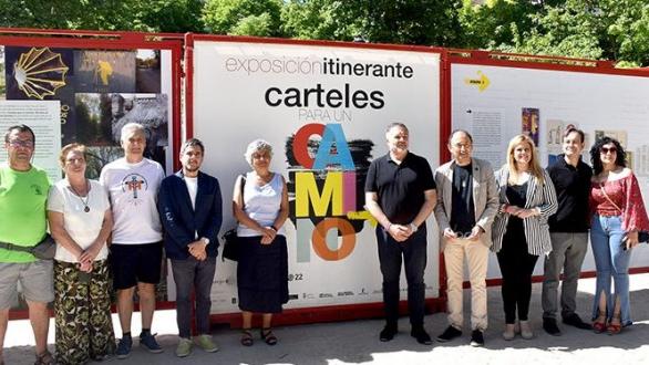 inauguración de la muestra Carteles para un camino, 100 años de ilustración jacobea en Cuenca