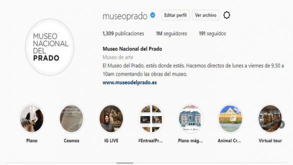 Museo del Prado supera la barrera del millón de seguidores en Instagram