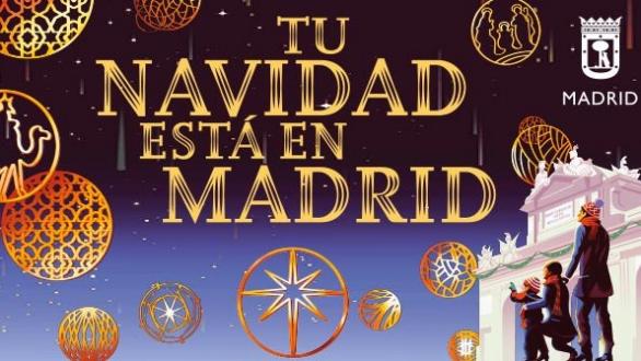 cartel navidad en Madrid 