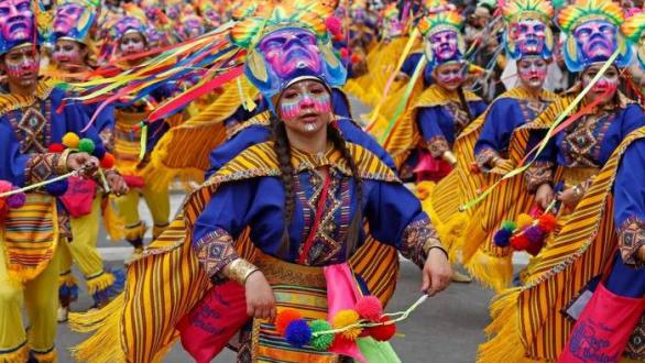 Foto de EFE tomada de El Colombiano. Carnaval colombiano