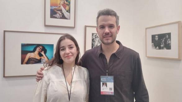 Marta Martínez y Alejandro de Villota de galería Memoria en Zona Maco 2023