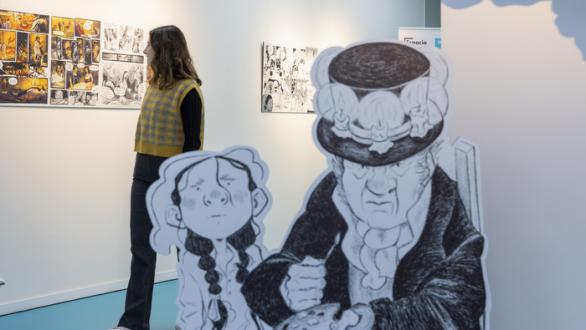 Primera exposición de cómic Universo Goya en el Espacio Joven de Fundación Ibercaja 