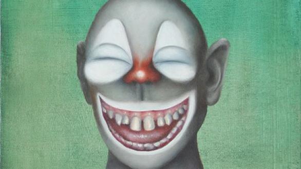 Clown II (from: Facebook), 2008 Oil on cardboard, 21 x 15.5 cm Kunstmuseum Bern, Collection Foundation GegenwART