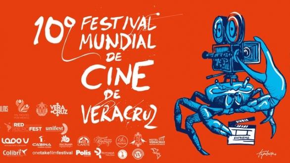Cartel del Festival Mundial de Cine de Veracruz (FMCINEV)
