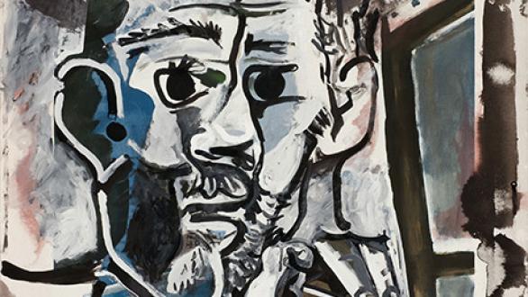 Pablo Picasso, Der Maler bei der Arbeit, 1964 Sprengel Museum Hannover © Succession Picasso / VG Bild-Kunst, Bonn 2023
