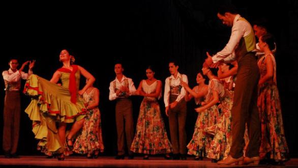 artistas del ballet español de cuba en escena