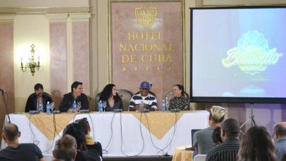 Conferencia de prensa Bailando en Cuba 