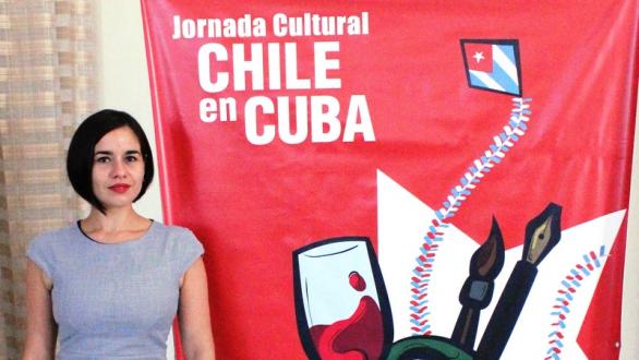 Sra. Florencia Lagos, Agregada Cultural de la Embajada de Chile en Cuba