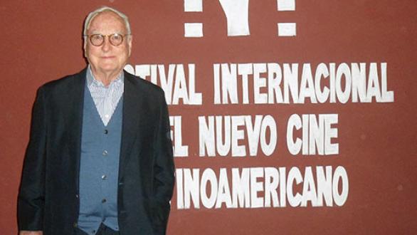 James Ivory en La Habana durante el 39 Festival Internacional del Nuevo Cine Latinoamericano 